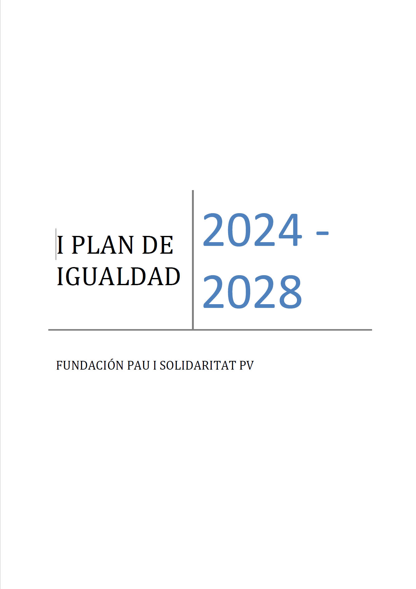 II PLAN DE IGUALDAD (CS CCOO PV) 2021-2024